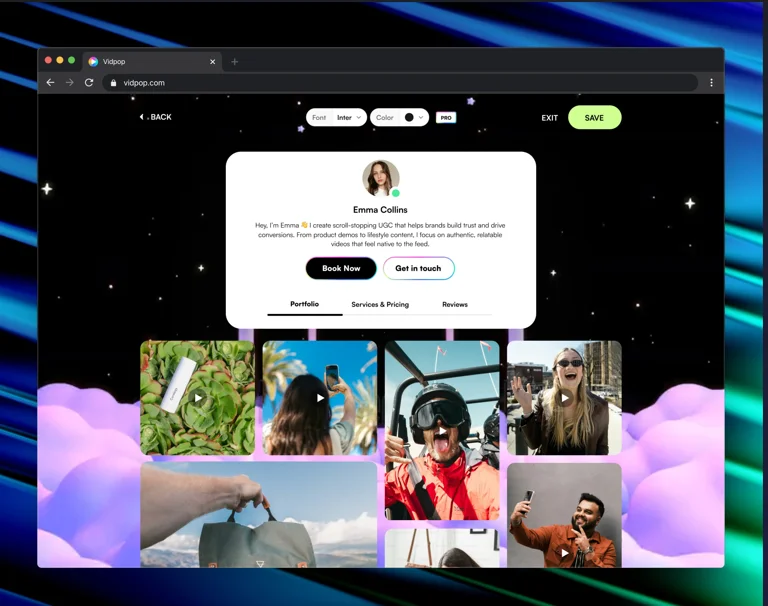 Vidpop banner