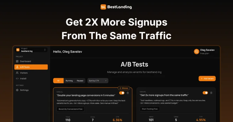 BestLanding banner